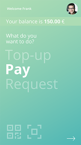 Homescreen BitBucks Wallet App Homescreen BitBucks Wallet App
